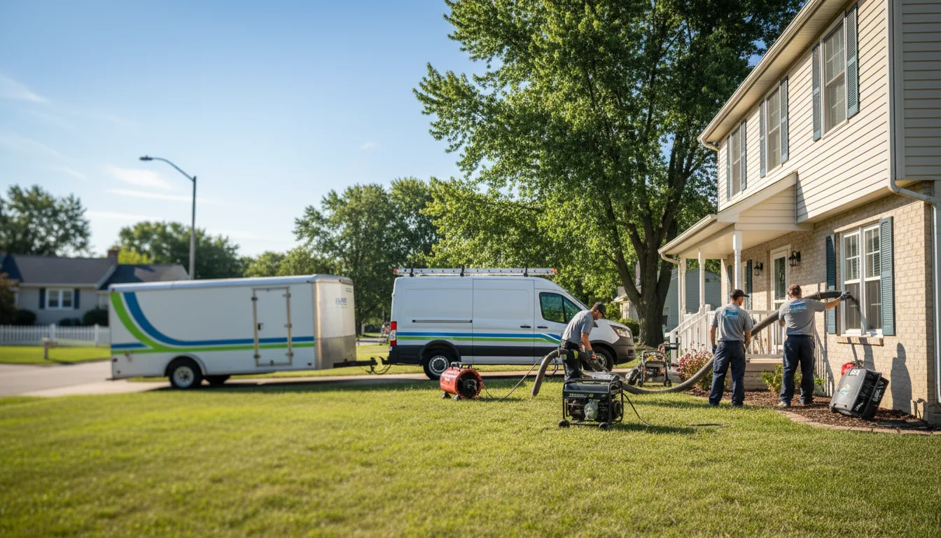 Flooded Basement Restoration And Cleanup With Repair in Beecher, IL near me
